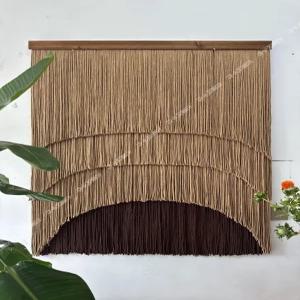 맞춤형 대나무 커튼 햇빛 칸막이 창문발 암막 가리개 현관 가림막 창문