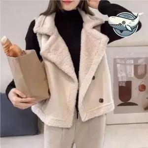 [콩심팥심]조끼 간절기 인조 베스트 페이크퍼 따뜻한 가을 겨울 여성 등산조끼