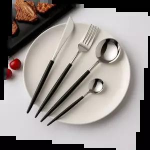 스텐커트러리세트 고급 식사 도구 실용적인 키친 필수품 우아한 디자인 다용도 조리용품 완벽한 테이블 세
