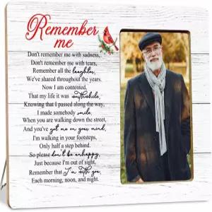 루어후이 기념 추기경 선물 액자 분실 동정 나무 액자를 기억해 주세요