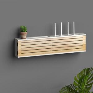 벽콘센트 가리개 원목 케이블 정리함 프리 셋탑박스 벽걸이 티비 정리 거실