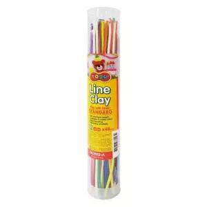 동아 라인클레이 12색48본 토루 지점토 개(1개입)