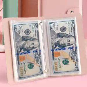 화폐 수집 수납 앨범 50포켓 대용량 지폐 보관함 지폐보관 지폐수집통