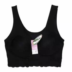 밑단레이스 YL585614 인견 탑브라 노와이어속옷 기능성여성속옷