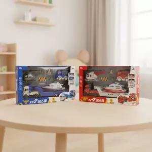 씽크 레스큐 미니카 자동차 장난감 소방 경찰 모형 헬리콥터 트레일러 카캐리어 역할놀이