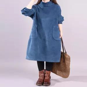 50대 하객룩 결혼식 레트로 가을 여자 원피스 M 겨울