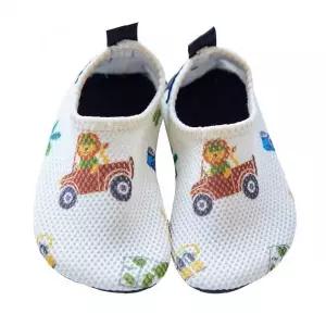 유아 물놀이 신발 메쉬 소재 동물 프린트 논슬립 밑창 여름 해변 수영장 워터슈즈