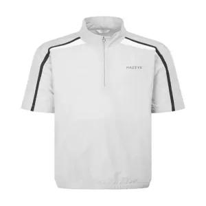 헤지스 골프 26SS 아이보리 남성 쿼터집업 반팔 아노락 HUJU6B311SV