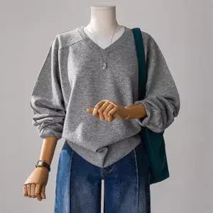 (안나앤플러스) 블렘 레이어드 니트[니트EDN20] 빅사이즈