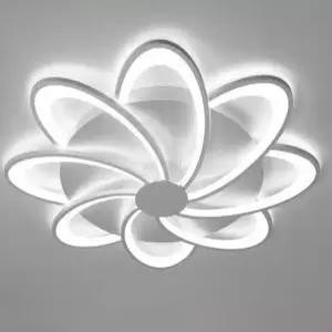 연꽃모양 led 천장등 거실분위기등 침실인테리어등 안방등 리모컨 전등 벽등