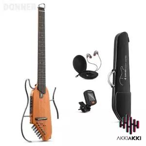 Donner 사일런트 통기타 HUSH-I 마호가니 풀패키지