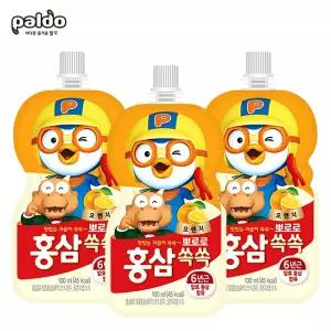 뽀로로 홍삼쏙쏙 오렌지 100mlx8개/아기홍삼/무배/유통기한26.04.06제품