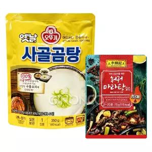 오뚜기 훠궈마라탕소스 70g (1단계) 1개 + 사골곰탕 350g 1개