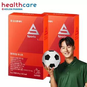 코오롱제약 원더타임 부스트 트로피칼 20포 2개 에너지음료 탄산수소나트륨 아미노산