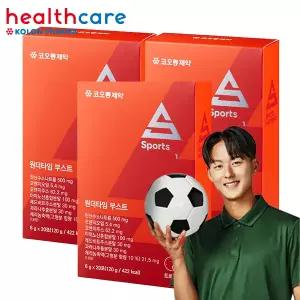 코오롱제약 원더타임 부스트 트로피칼 20포 3개 에너지음료 탄산수소나트륨 아미노산