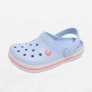 [크록스]크록밴드 여성 클로그 샌들 블루프로스티드 207006-4XQ