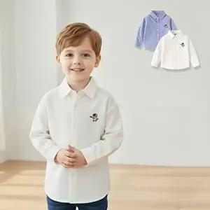 [MK]야구다람쥐 남아 긴팔 남방 카라 셔츠 206073