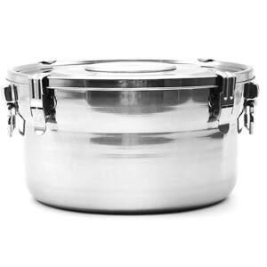 천성 스텐 김치통 원형 밀폐용기 반찬통 5호 28cm