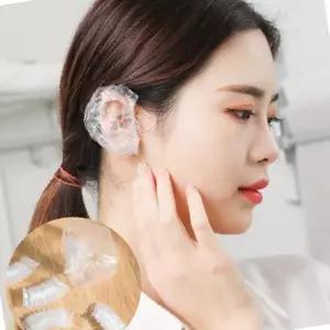 일회용 헤어캡 100매 샤워캡 이어캡 업소용 가정용