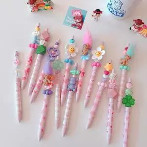 리본 비즈 볼펜 꾸미기 DIY 세트 볼펜3개+비즈15개