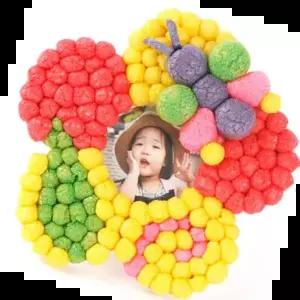 퍼니콘 TBZ (PL) 플레이콘 미니아트액자5인용(꽃)