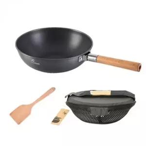 휴대용 알루미늄 웍 캠핑용 팬 캠핑웍 캠핑웍팬 캠핑궁중팬 캠핑후라이팬