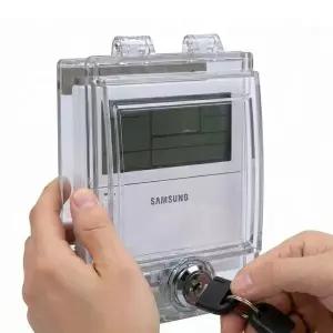 시스템 에어컨 리모컨 온도조절기 잠금 케이스 커버