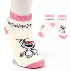 디즈니 겨울왕국 올라프 해피삭스 캐릭터 아동 양말 아이보리