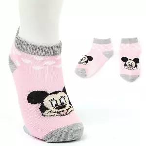 미키마우스 해피삭스 캐릭터 패션 양말 핑크 2300 C2
