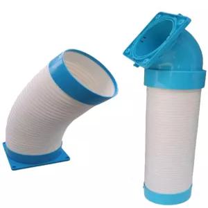 이동식에어컨자바라 코끼리 냉풍 주방 부품 업소용 파이프 야외  배기관  카센터