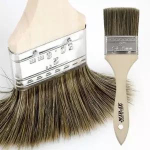 2호다용도붓 도배납작붓 도색 다목적평붓 2호 튼튼 무색투명 에폭시페인트