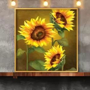 해바라기그림 해바라기그림액자 풍수그림 돈들어오는 50goldAL5