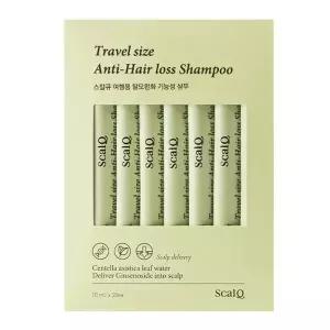 스칼큐 여행용 비듬 가려움 탈모 기능성 일회용 샴푸 10ml x 20개입