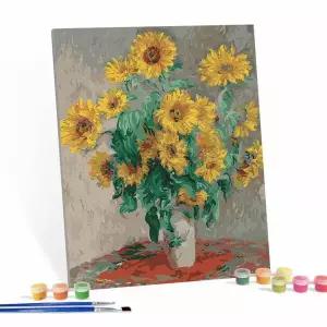 페인팅 캔버스 명화 들국화 화병 40X50
