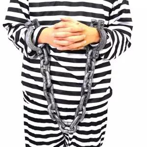 죄수용체인모형(양손목) 할로윈 수갑모형