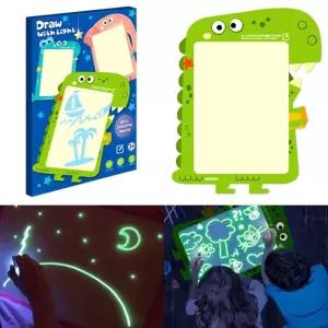 미술놀이 야광 아트보드 (공룡) 그림판 보드 학습