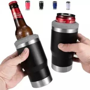 [골드스마일]420ml 맥주 캔 쿨러 보냉 캔홀더 아이스컵 캠핑용