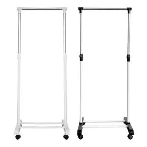 원룸행거 폭좁은 일자 1철제 튼튼한헹거 튼튼한 조립식 옷걸이거치대 1단 옷방 철재 이동식 미니거 거치대