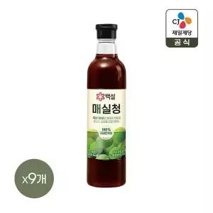 [CJ제일제당]백설 매실청 1.025kg x9개