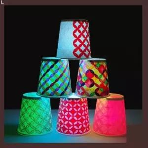 테셀레이션 종이컵 300꾸미기 수학교구 색칠놀이 패턴공부 무늬 만들기