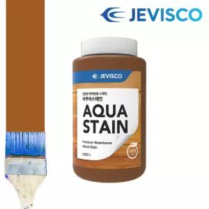 제비스코 아쿠아스테인 502 티크 1.0L 목재페인트수성 가구 용페인트 가구용 목재용 우드 제스인 다용도