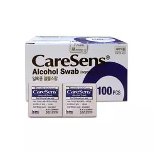 국산 에프에이 케어센스 알콜솜100매 10통스왑 주사 소독 소독용 피부