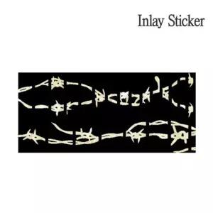 Wire-WS Rock Metal Hard Barbed 악기스티커 데코용장식 꾸밈 기타 소품