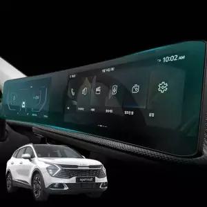 스포티지 NQ5 보호필름 내비게이션 파노라마 풀커버스크린 네비 자동차 오염방지 기스방지