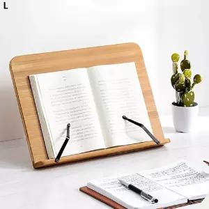 우드 원목 각도조절 책 거치대 독서대 DD-11526받침대 접이식 나무 휴대용 북스탠드