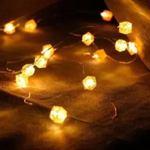 ( )LED 옐로우 사각 USB 줄조명 캠핑 트리 와이어 전구