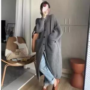 예쁘지오 겨울 롱니트가디건 PO-0001여성 예쁜 데일리 이쁜 긴가디건