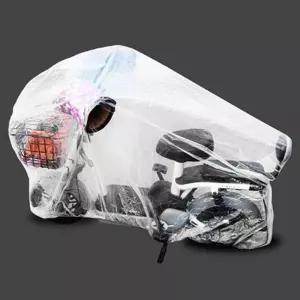 오토바이 자전거 투명 비닐커버(L) 1개주차 방수 덮개 스쿠터 바이크 보호