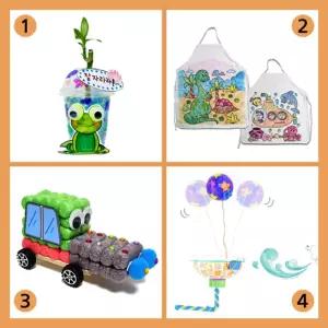 집콕 만들기 꾸러미세트-12신나는놀이 아이들이좋아하는 어린이교재 유치원 유아미술 방학숙제 창의 만들기