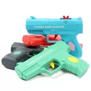 고무줄 콜트건 완구 1타 12개입과녁맞추기게임 고무줄총 발사 장난감총 총놀이